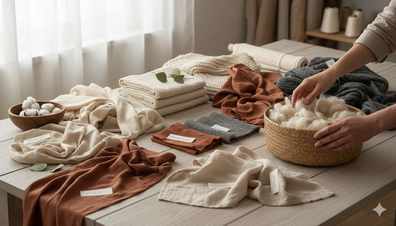 Natural fiber fabrics